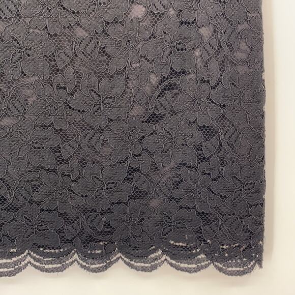 Diane Von Furstenberg Women's Black Lace Overlay Mini Skirt Size 4 - Picture 14 of 14